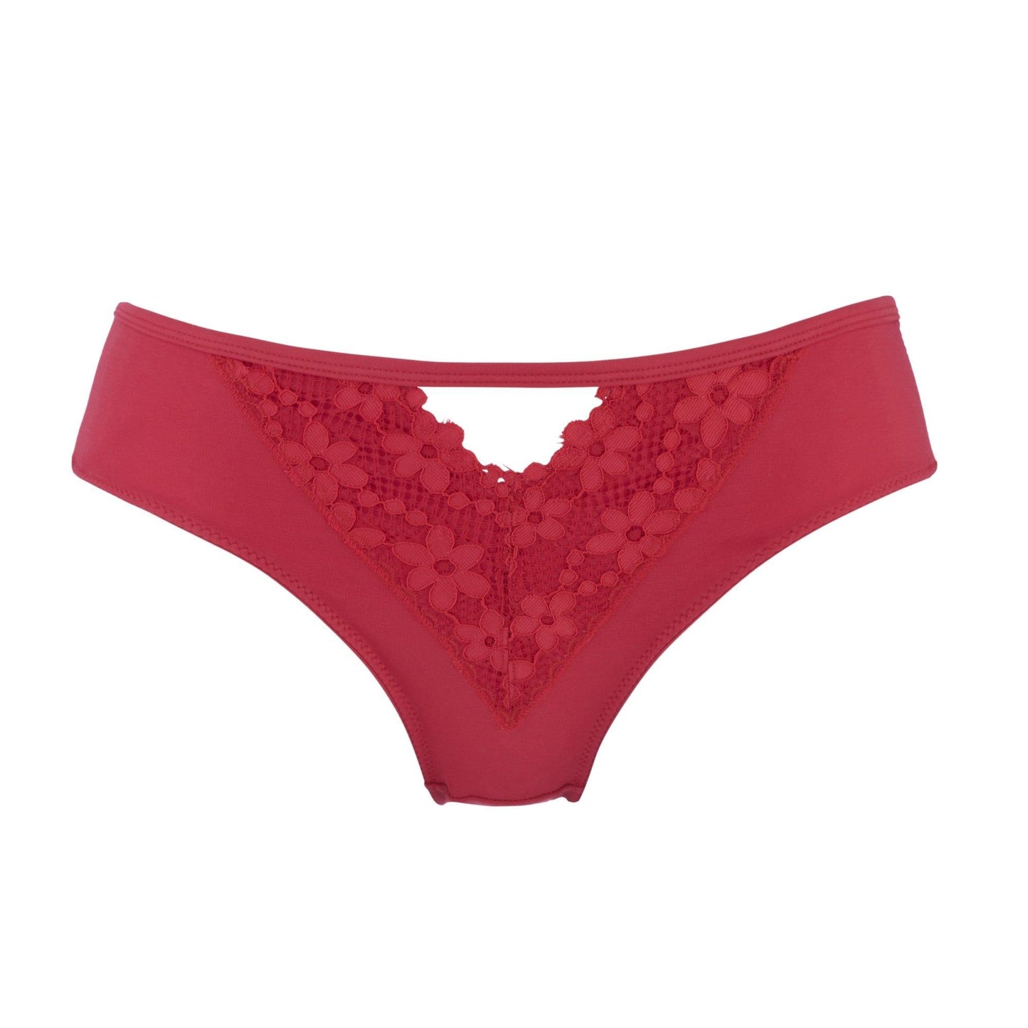 Passion Red - Silk & Organic Cotton Brief-1