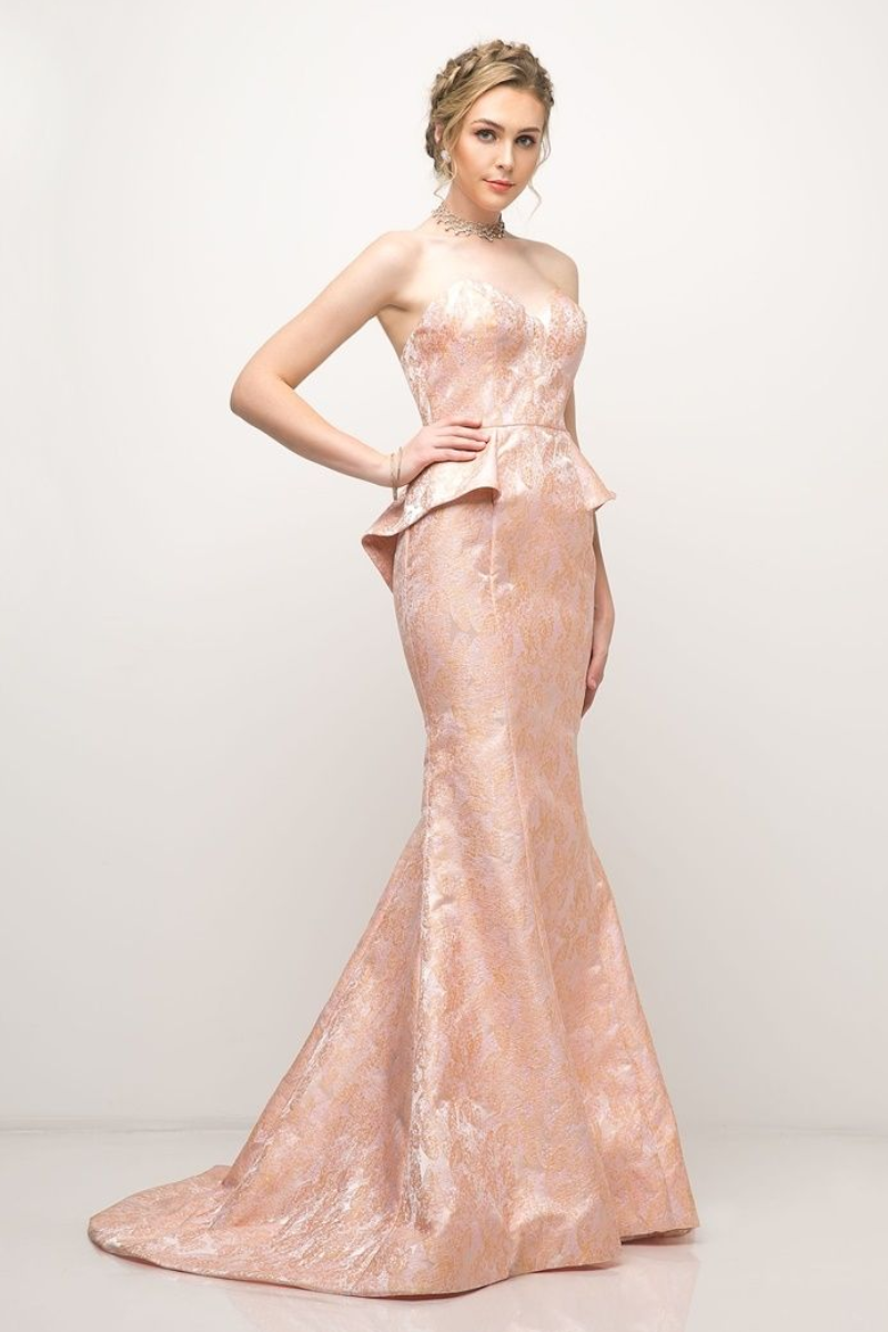 Satin Sheath Gown-0