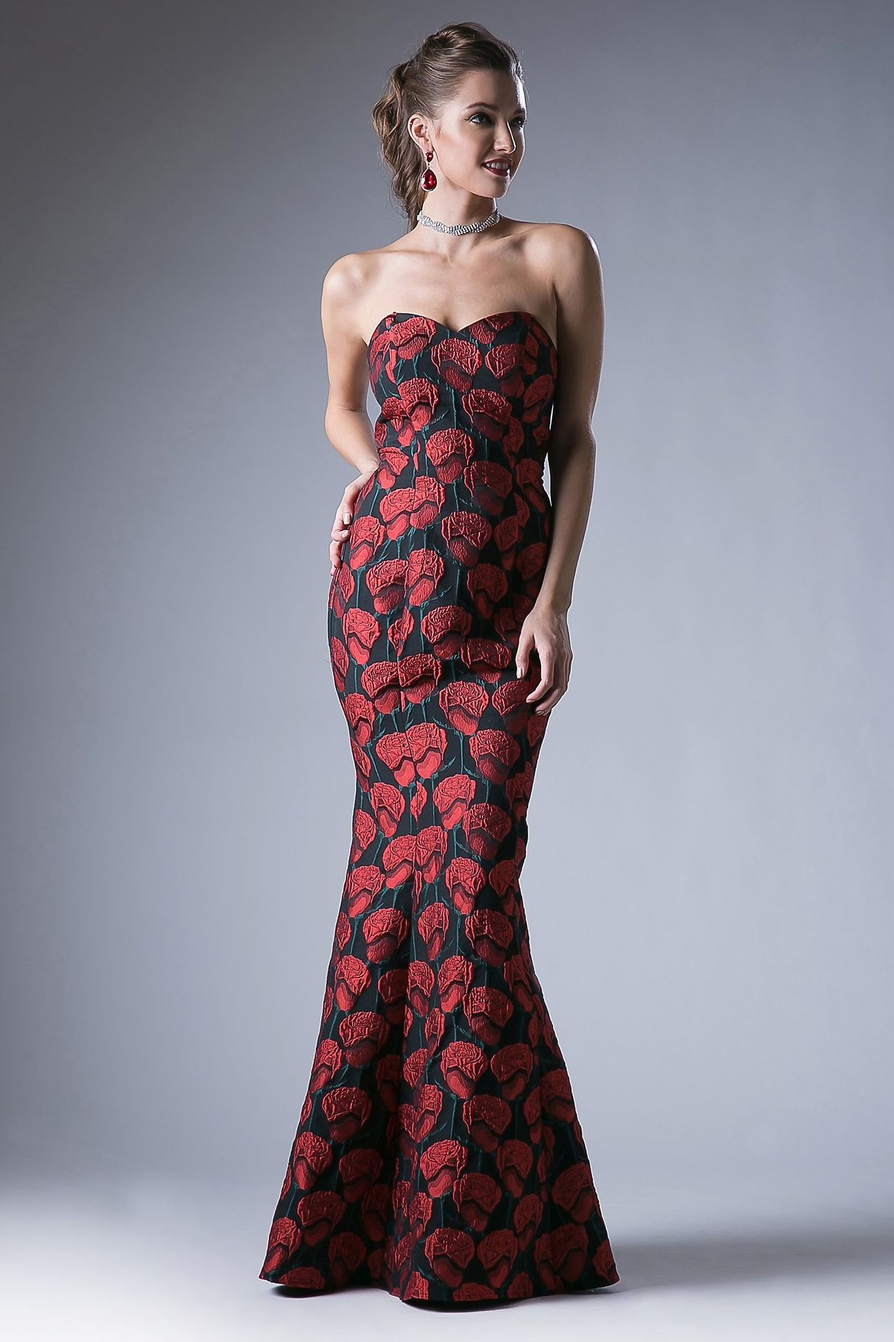 Strapless Gown with a Sweetheart Neckline-0