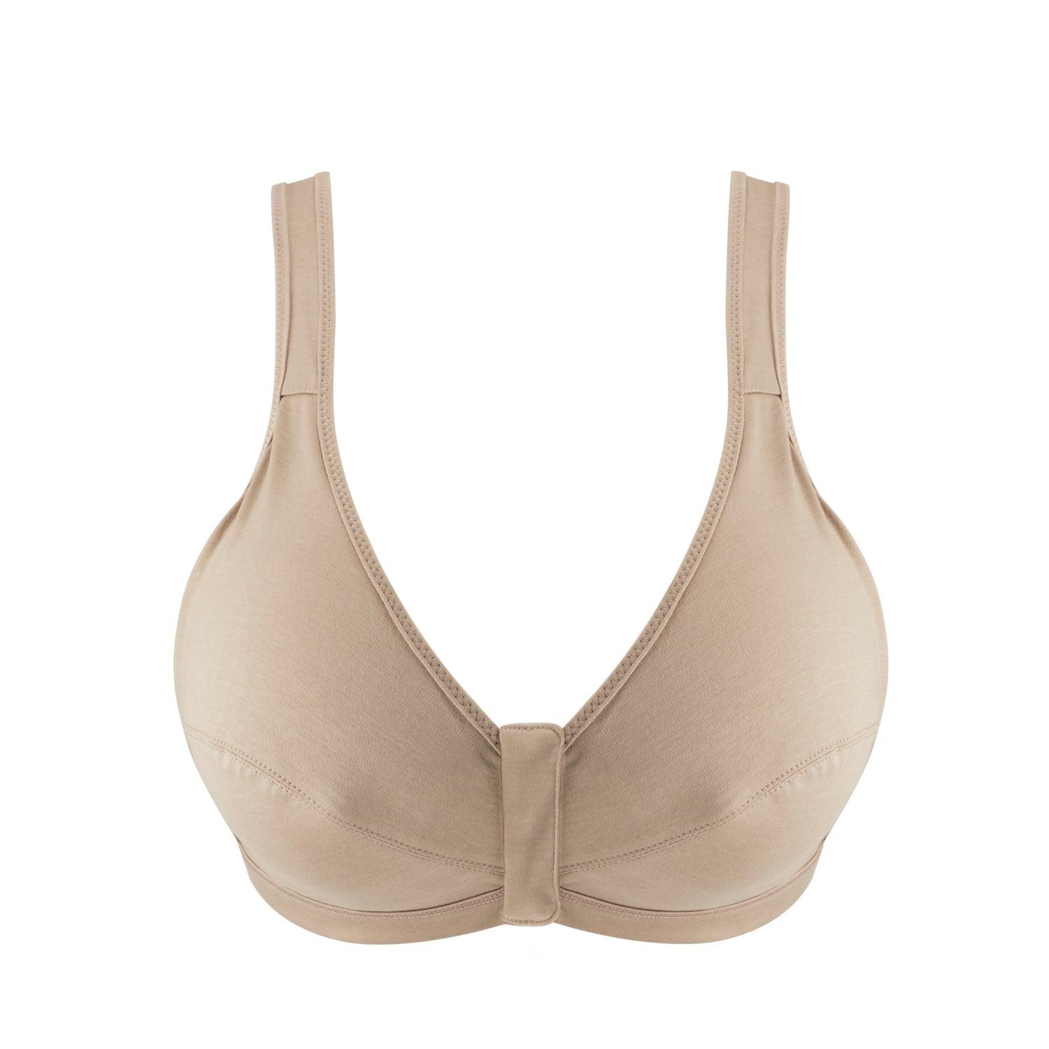 Shell - Full Cup Front Closure Silk & Organic Cotton Wireless Bra-1