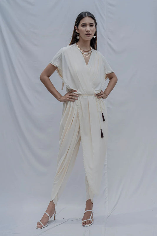 Rika Jumpsuit in off-white-0