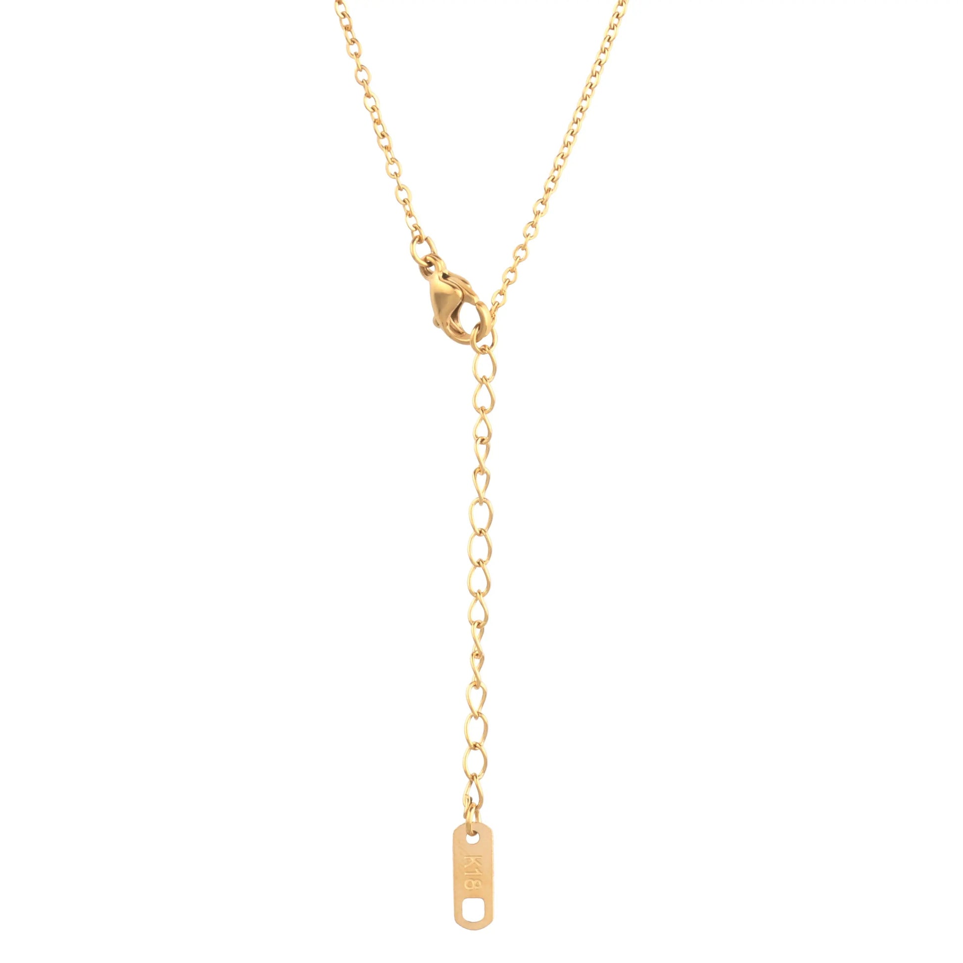 14K gold necklace | Gold Plated Cross Pendant Necklace-2