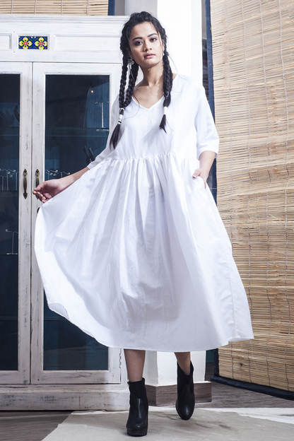 Elora- Oversized A-Line Dress-0