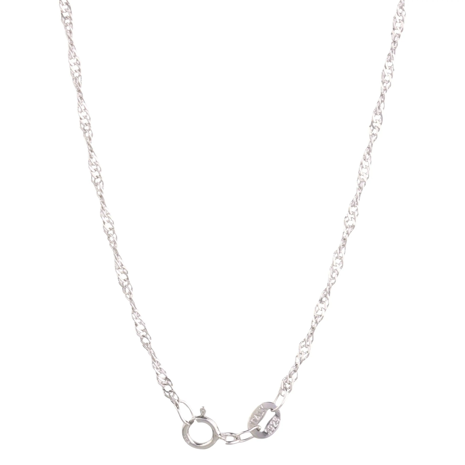 Round Knot Pendant Necklace with Cubic Zirconia-2