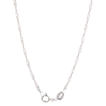 Round Knot Pendant Necklace with Cubic Zirconia-2