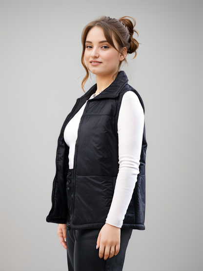 Puffer Vest - Black-1