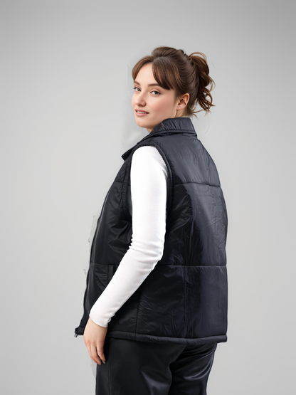 Puffer Vest - Black-2