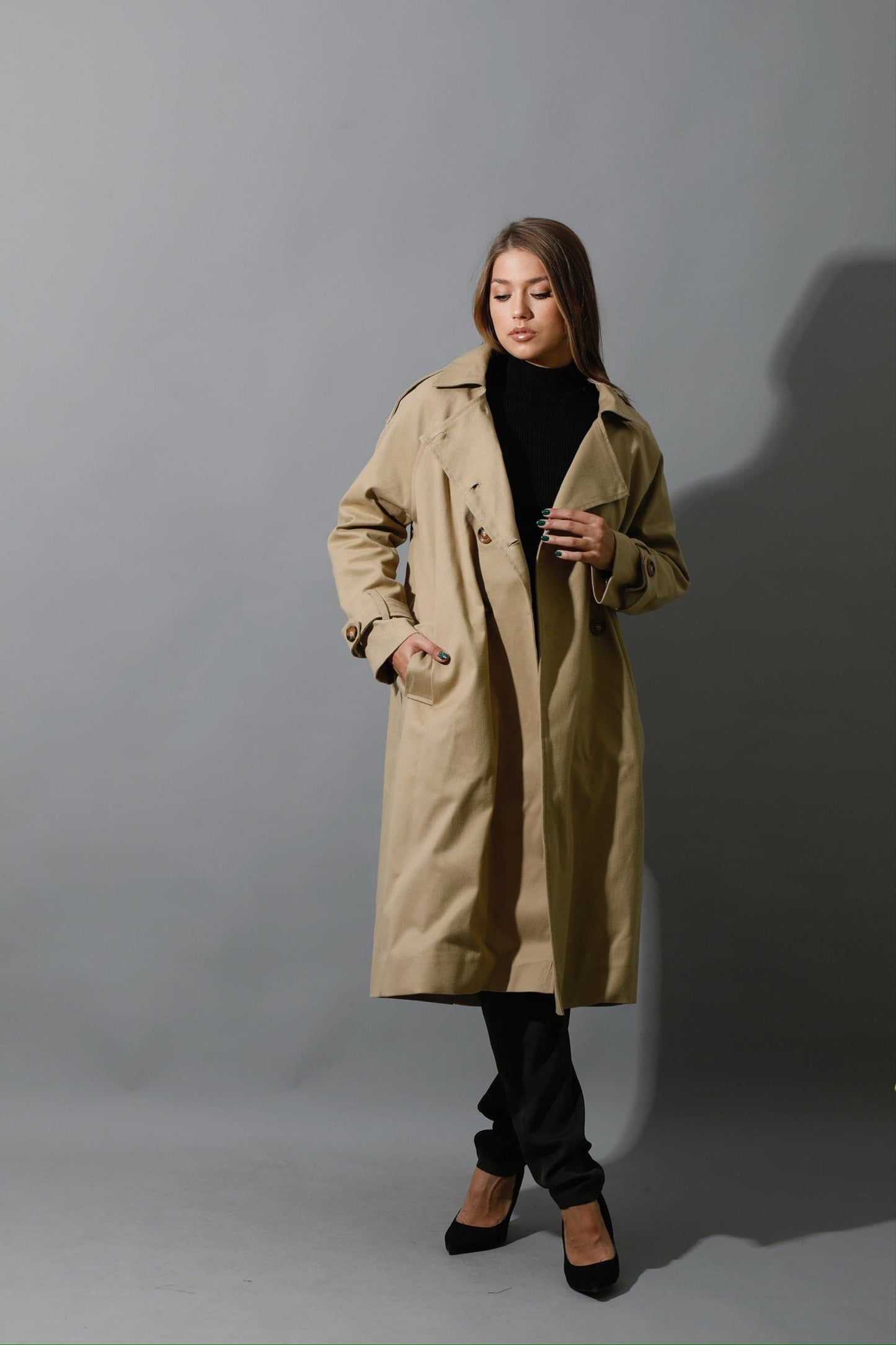 Trench Coat - Beige-2