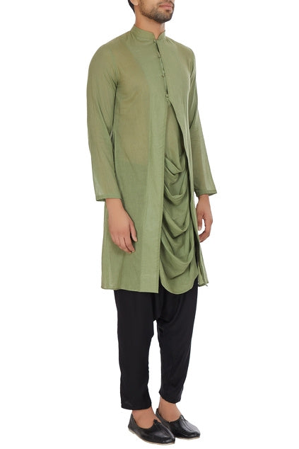 Roman - Cowl Kurta Set-4