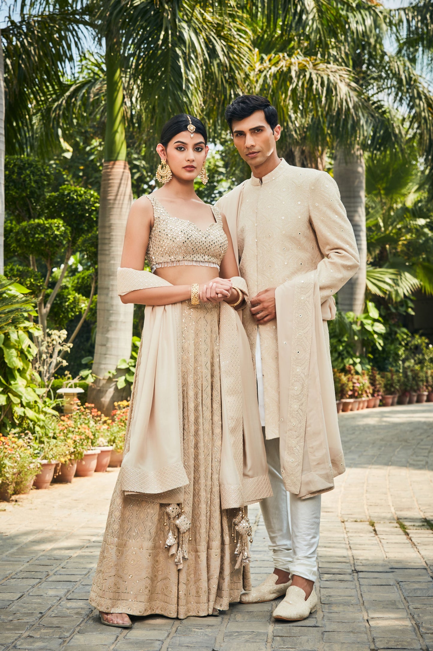 MYRA & HIRAV- Beige Sets-0