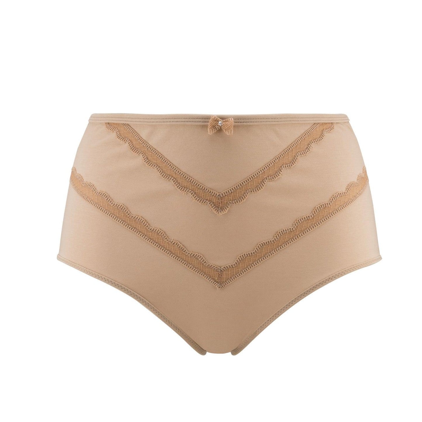 Vanessa- Silk & Organic Cotton Full Brief in Skin Tone Colours-2