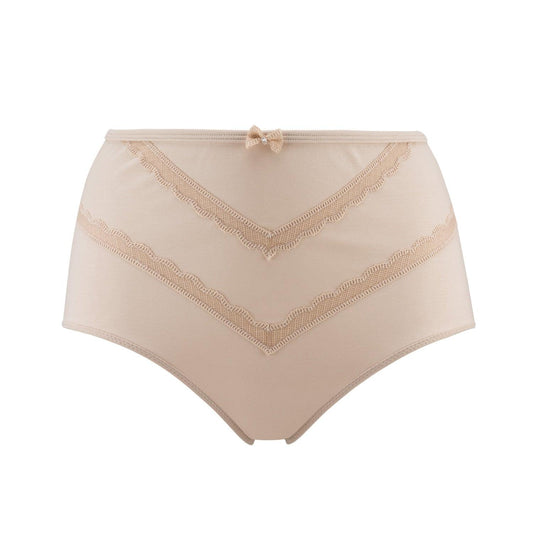 Vanessa- Silk & Organic Cotton Full Brief in Skin Tone Colours-0