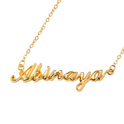 Full Silver Name Necklace - silver name necklace-1