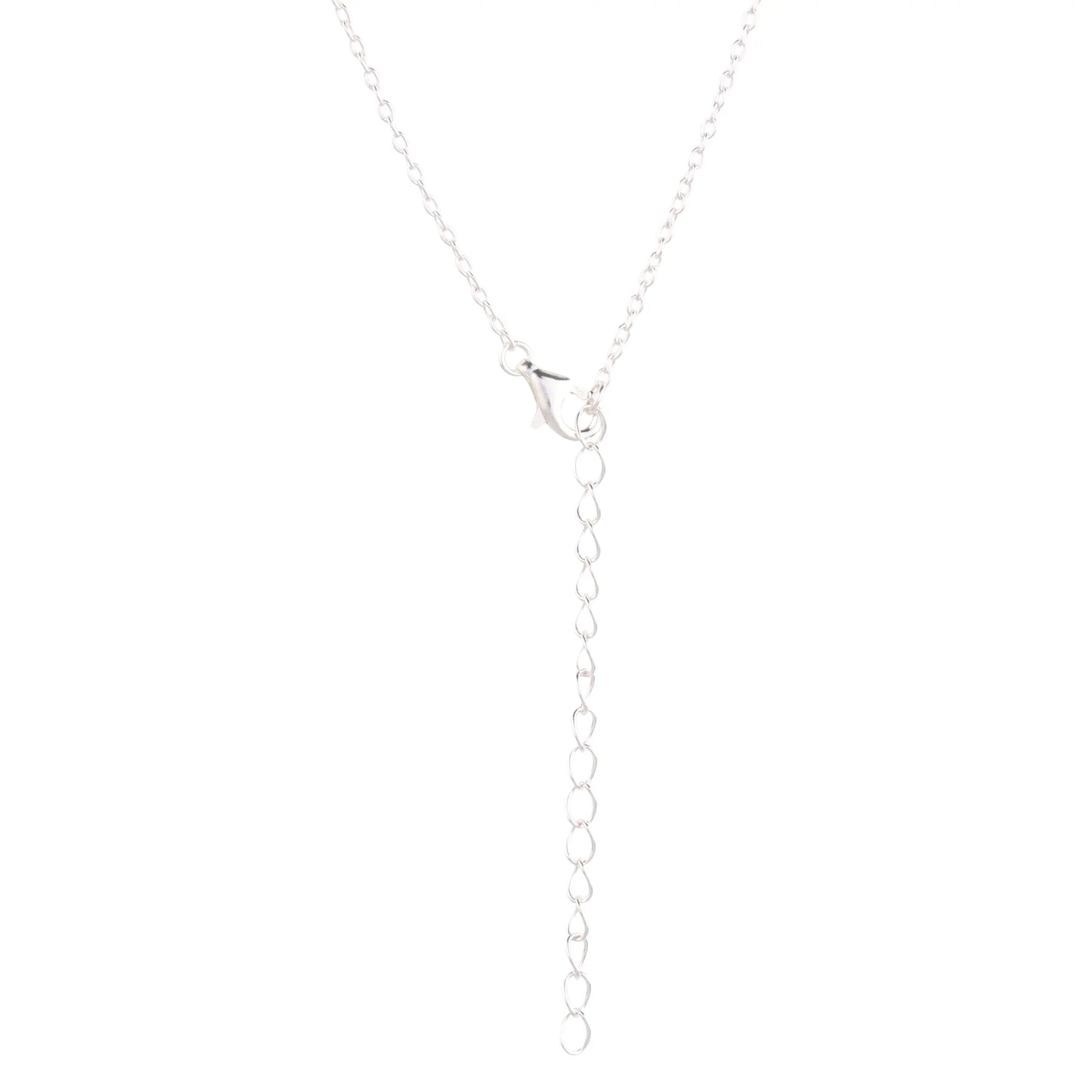 Eternity Necklace Love Heart Pave Necklace-2