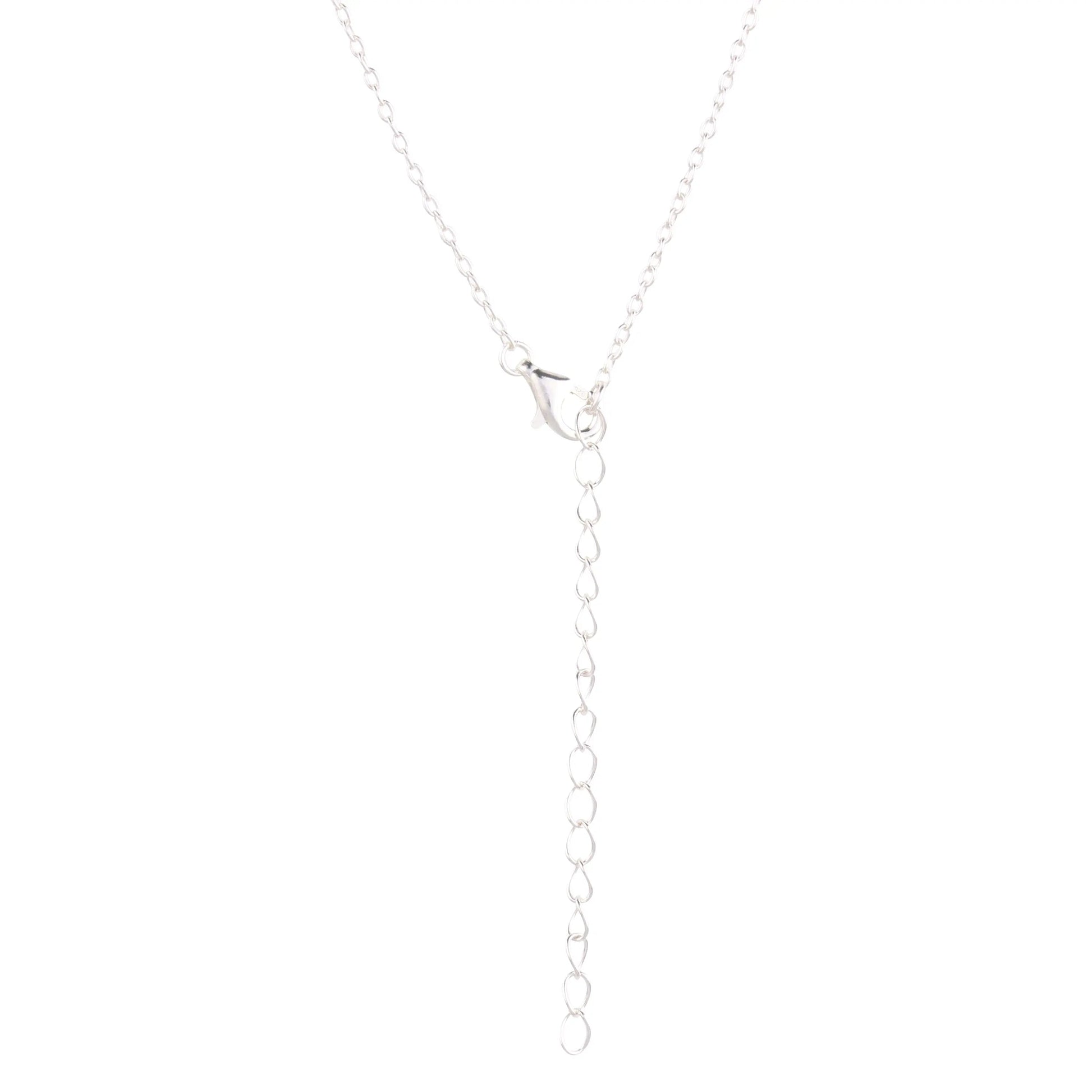 Eternity Necklace Love Heart Pave Necklace-2