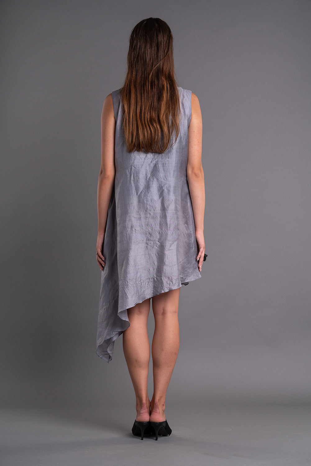 DRAPED SIDE DRESS-2