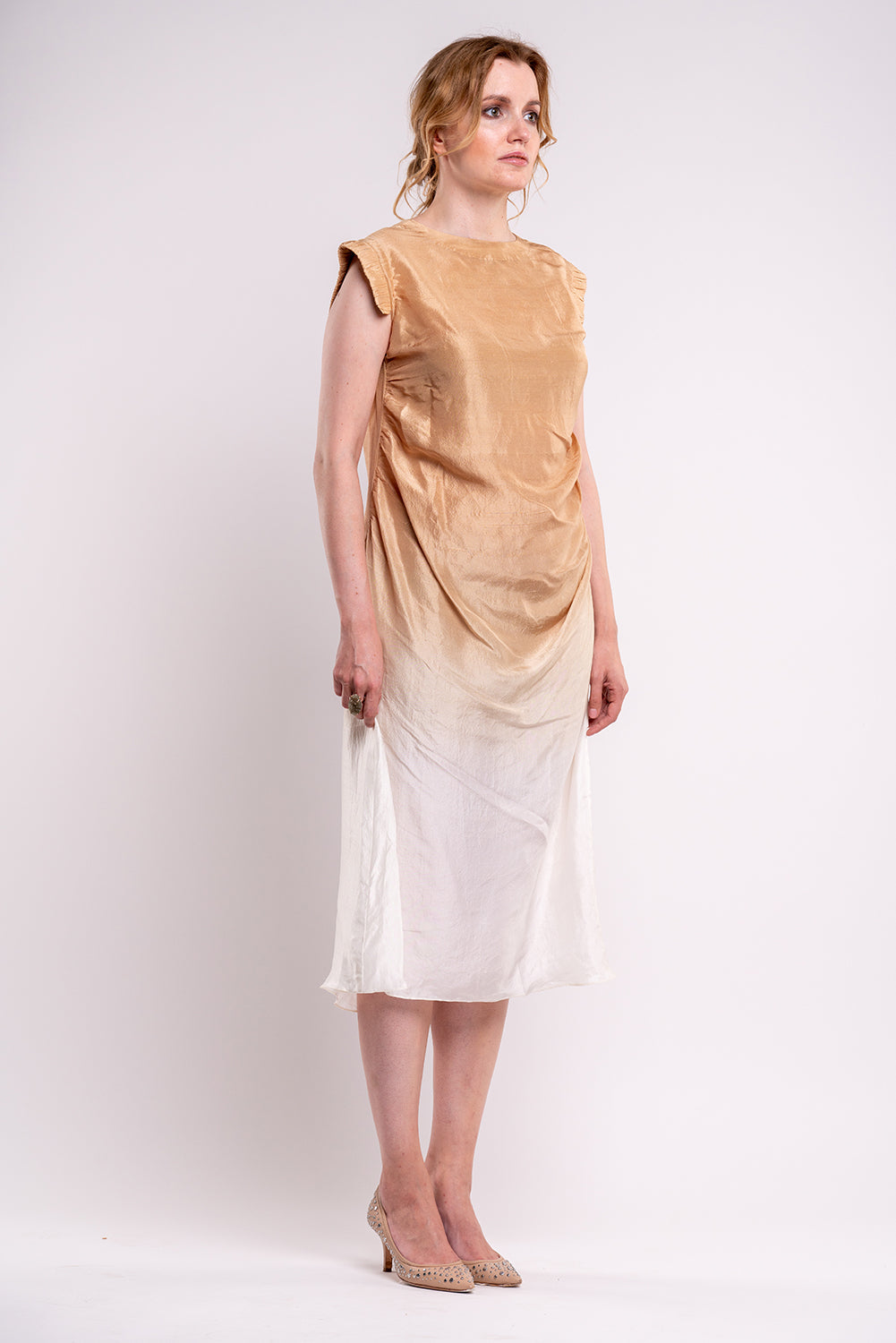 Kanso Coffee Dress-1