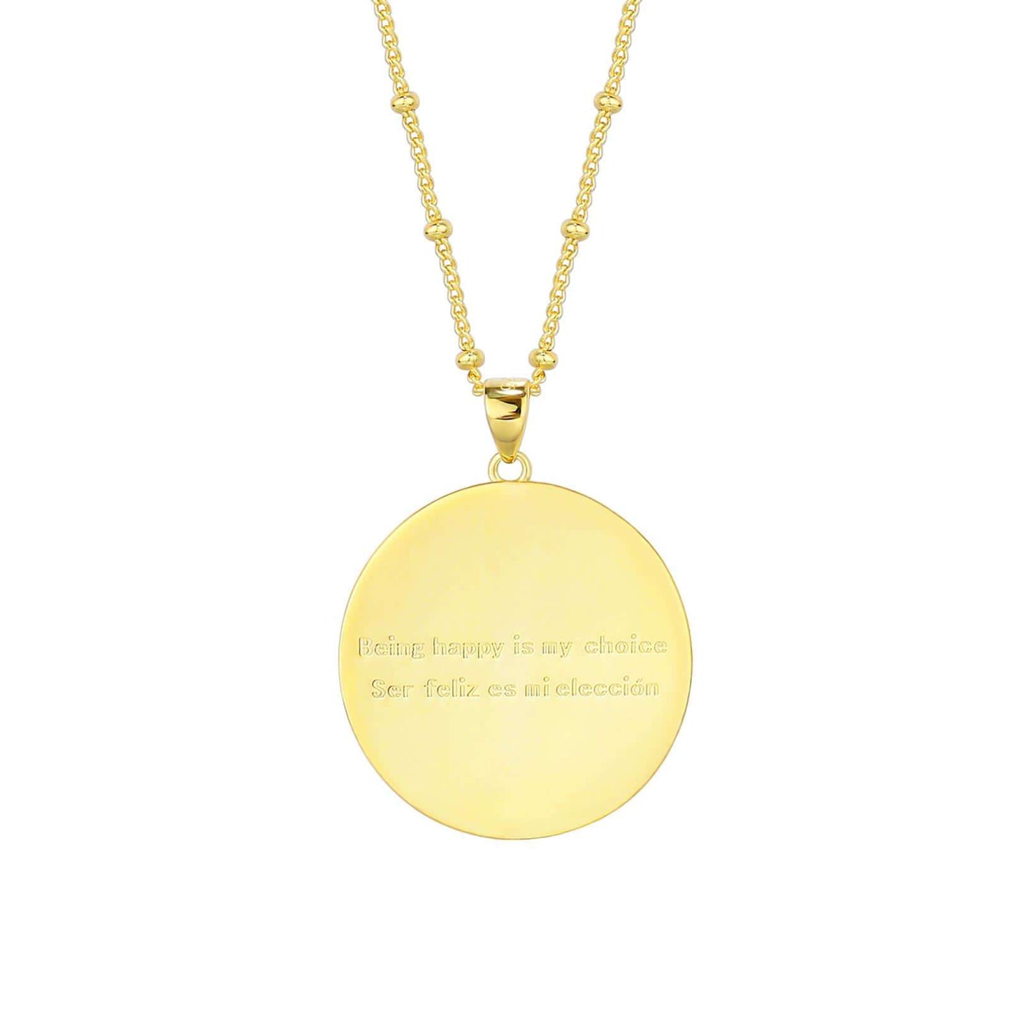 Being happy is my choice necklace-1