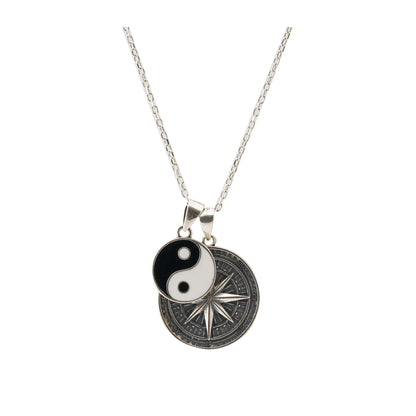 Only way is forward compass Necklace-4