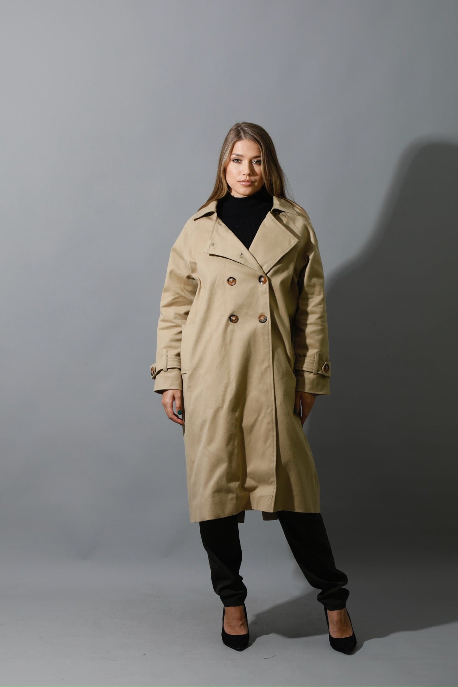 Trench Coat - Beige-3