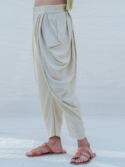 Cotton X Rayon Juicy Pista Dhoti-1