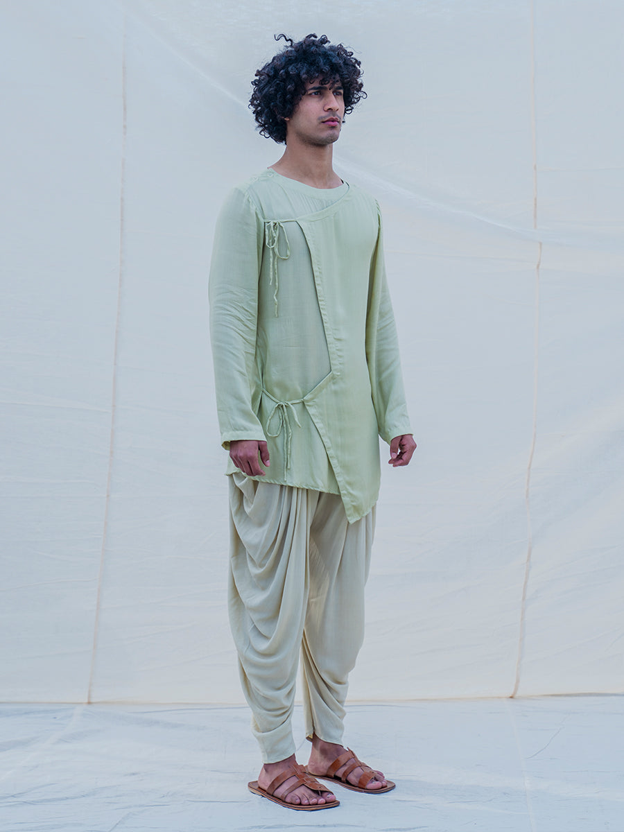 Cotton X Rayon Pista Angrakha-3