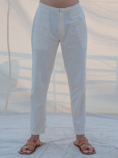 Cotton X Linen Trouser-0