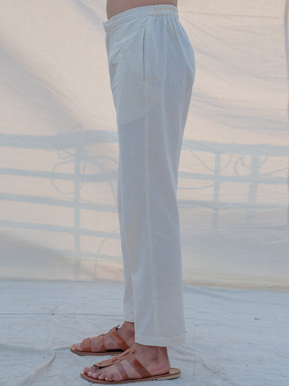 Cotton X Linen Trouser-1