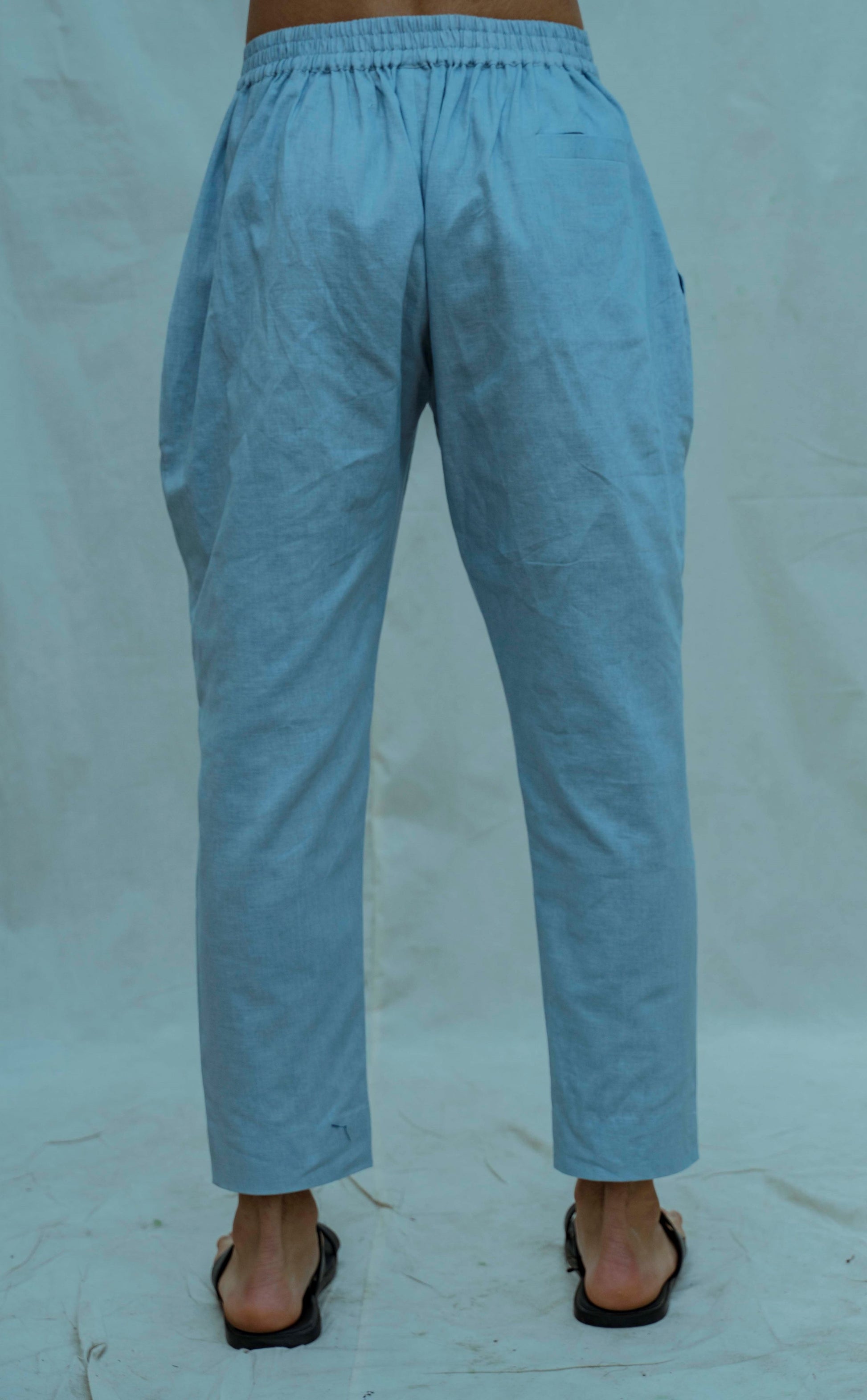 Cotton X Linen Pleated Pant-1