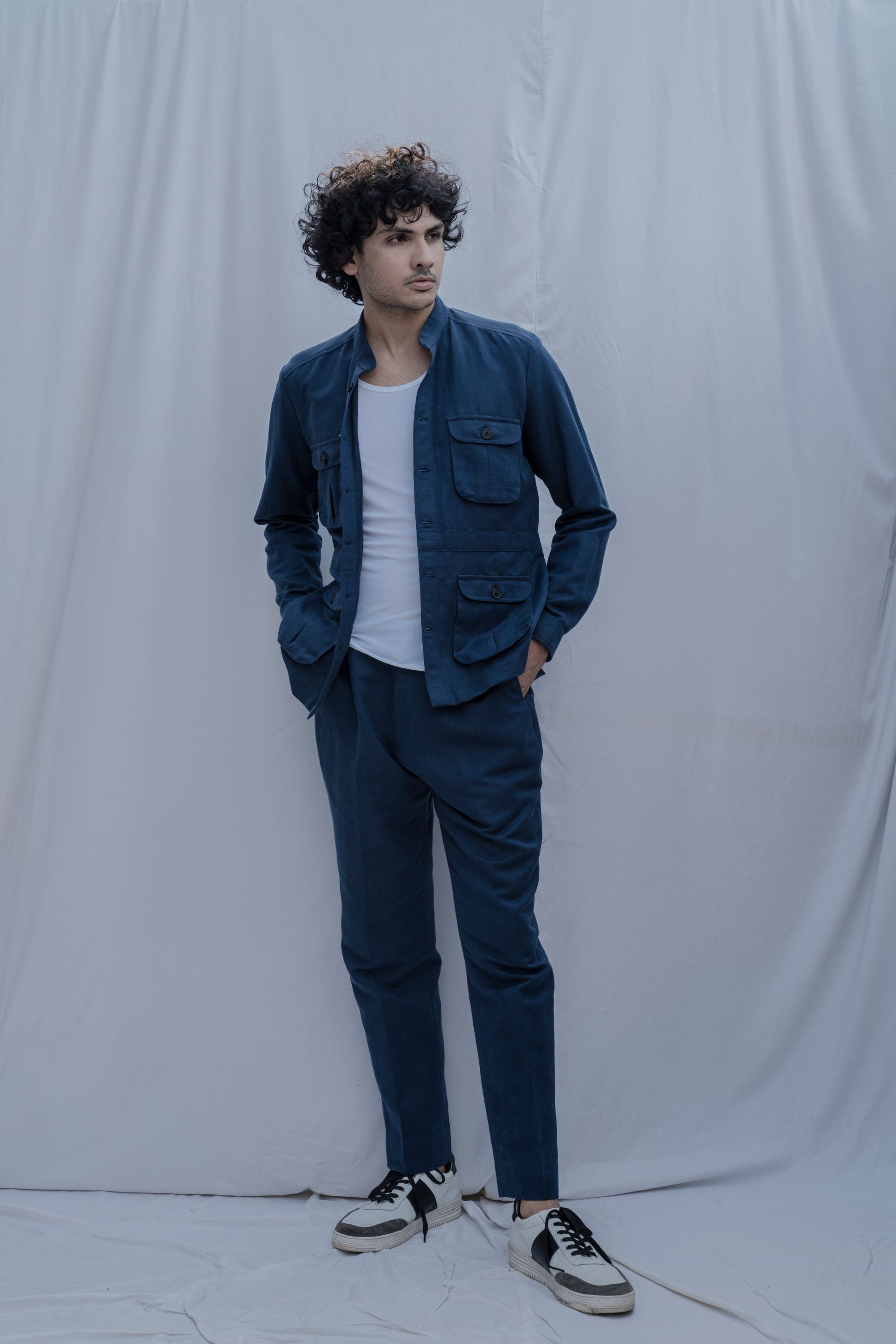 Montauk - Navy Jacket & Pant Co-ord Set-0