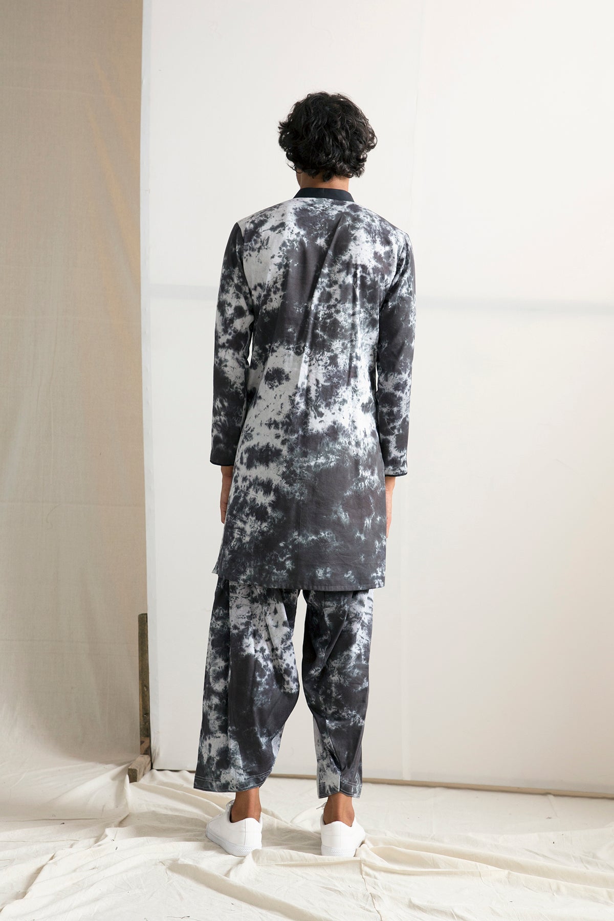 Wren - Tie & Dye Long Kurta Set-1