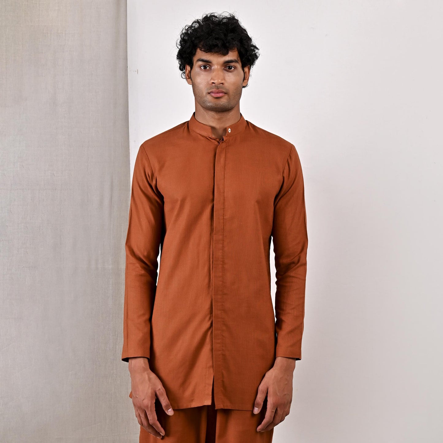 Daena - Tan Short Kurta Set-1