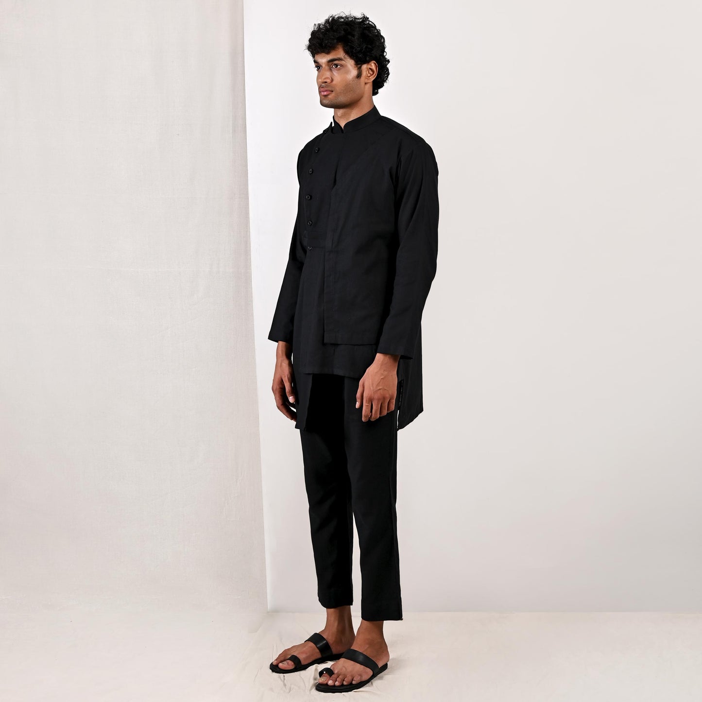 Caledon - Black Short kurta Set-3