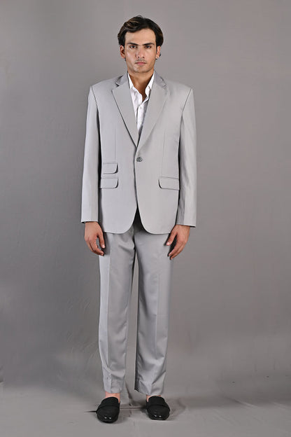 Aaron - Grey Suit Jacket Set-1