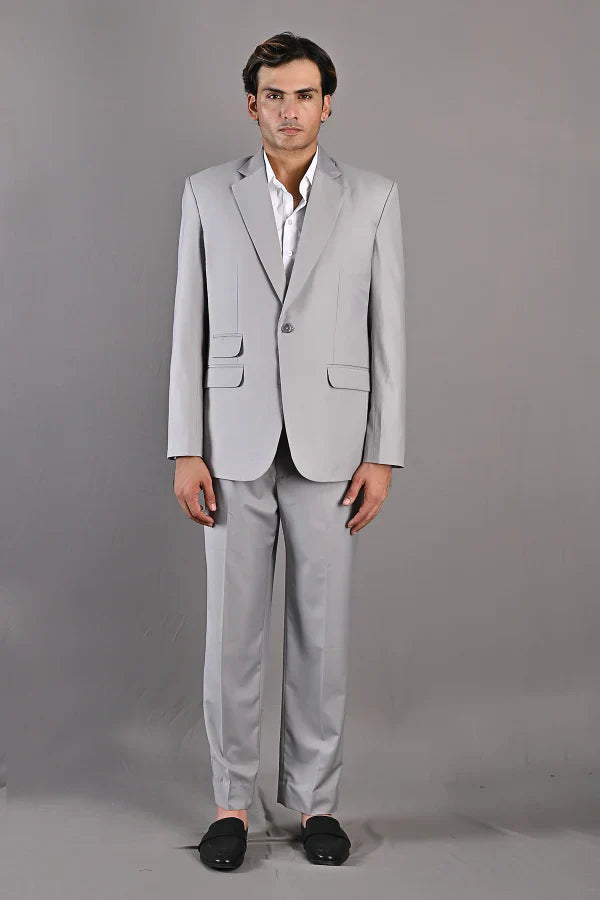 AARON - GREY SUIT JACKET SET-1