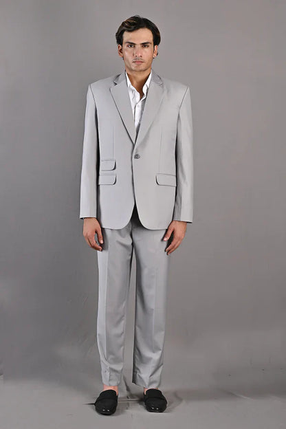 AARON - GREY SUIT JACKET SET-1