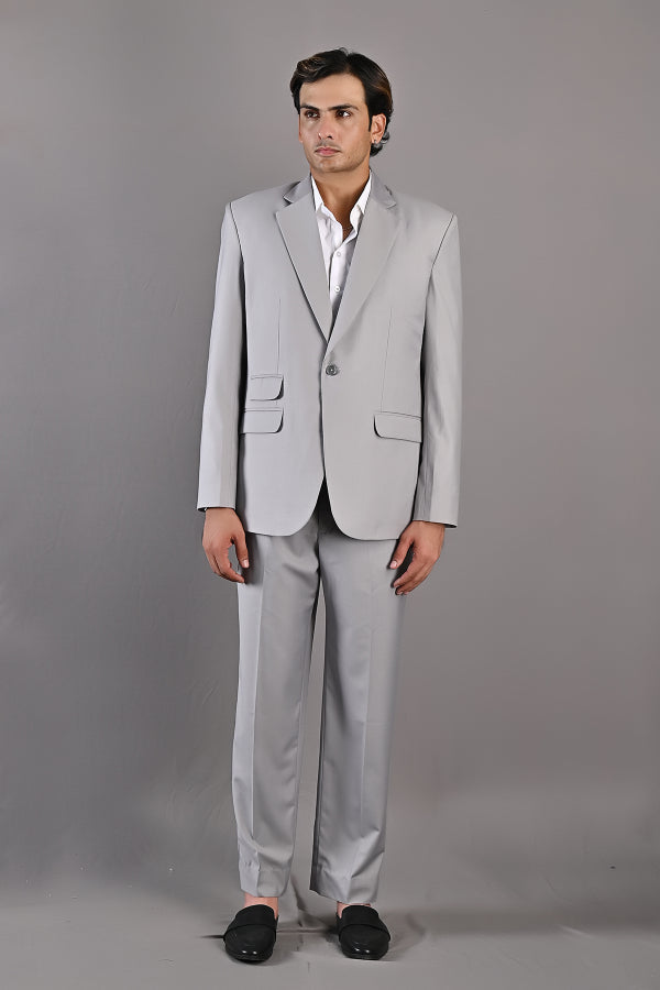 Aaron - Grey Suit Jacket Set-2