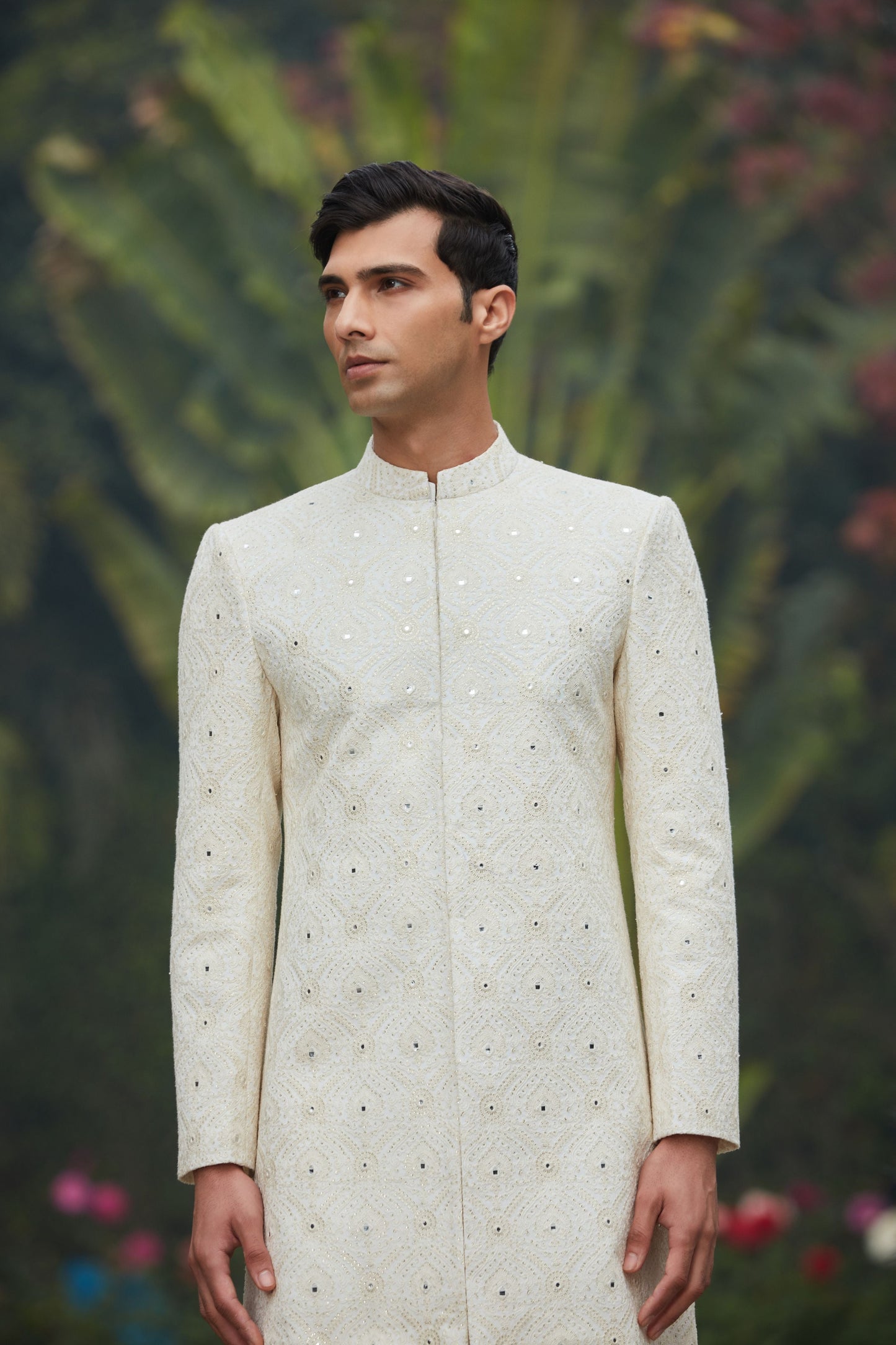 Ahim Achkan Jacket With Kurta Set-4