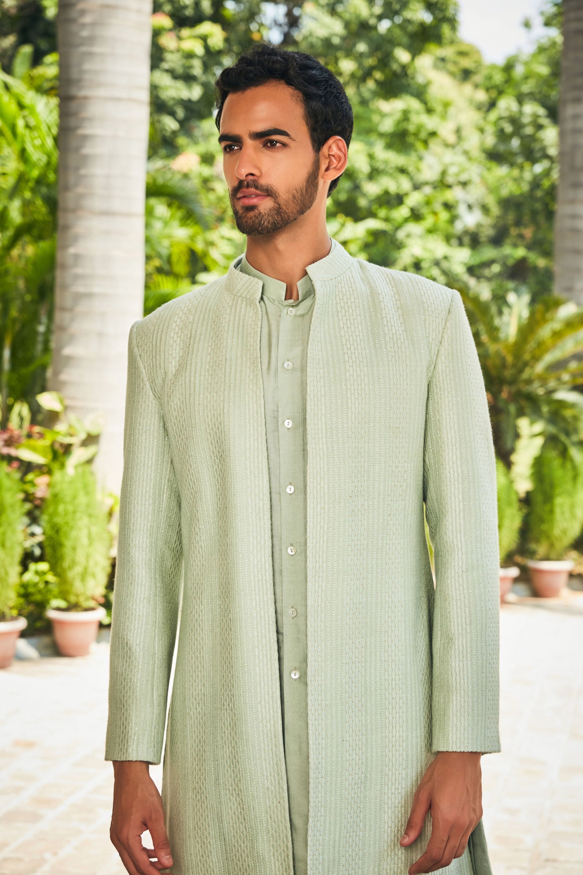 Harit  Open Jacket with Kurta Set-1