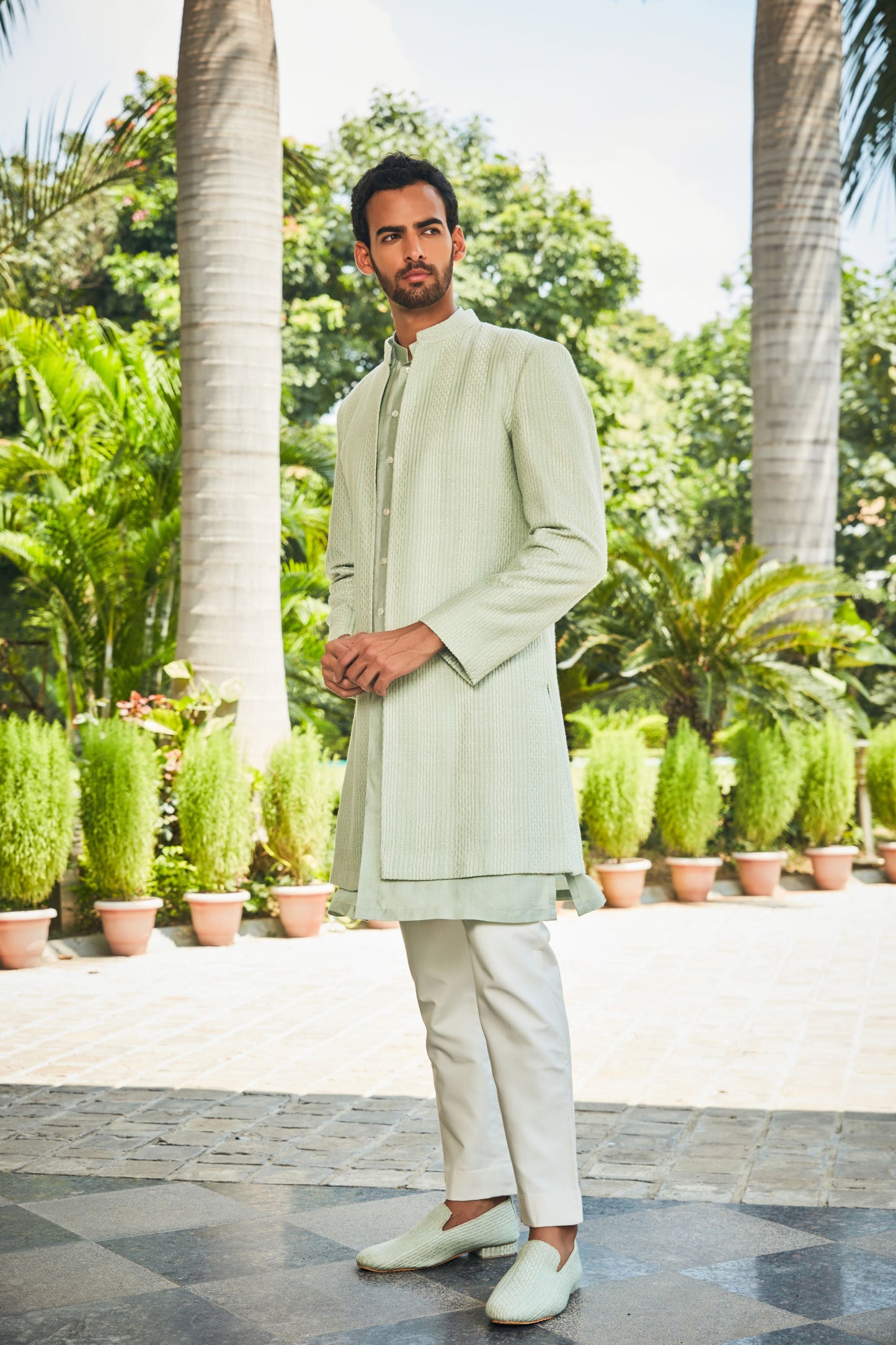 Harit  Open Jacket with Kurta Set-2