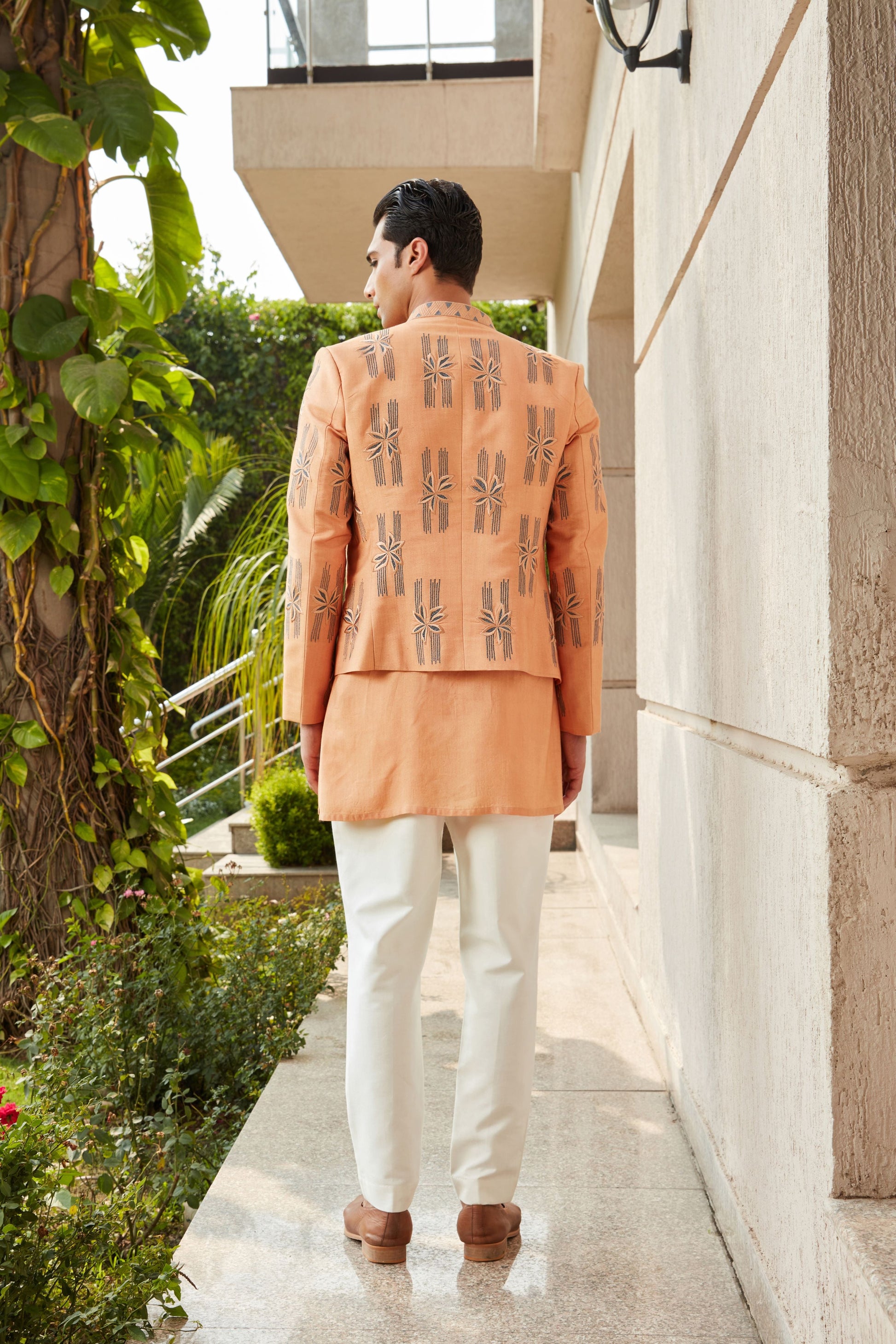 Rohaan Open Jacket with Kurta Set-4