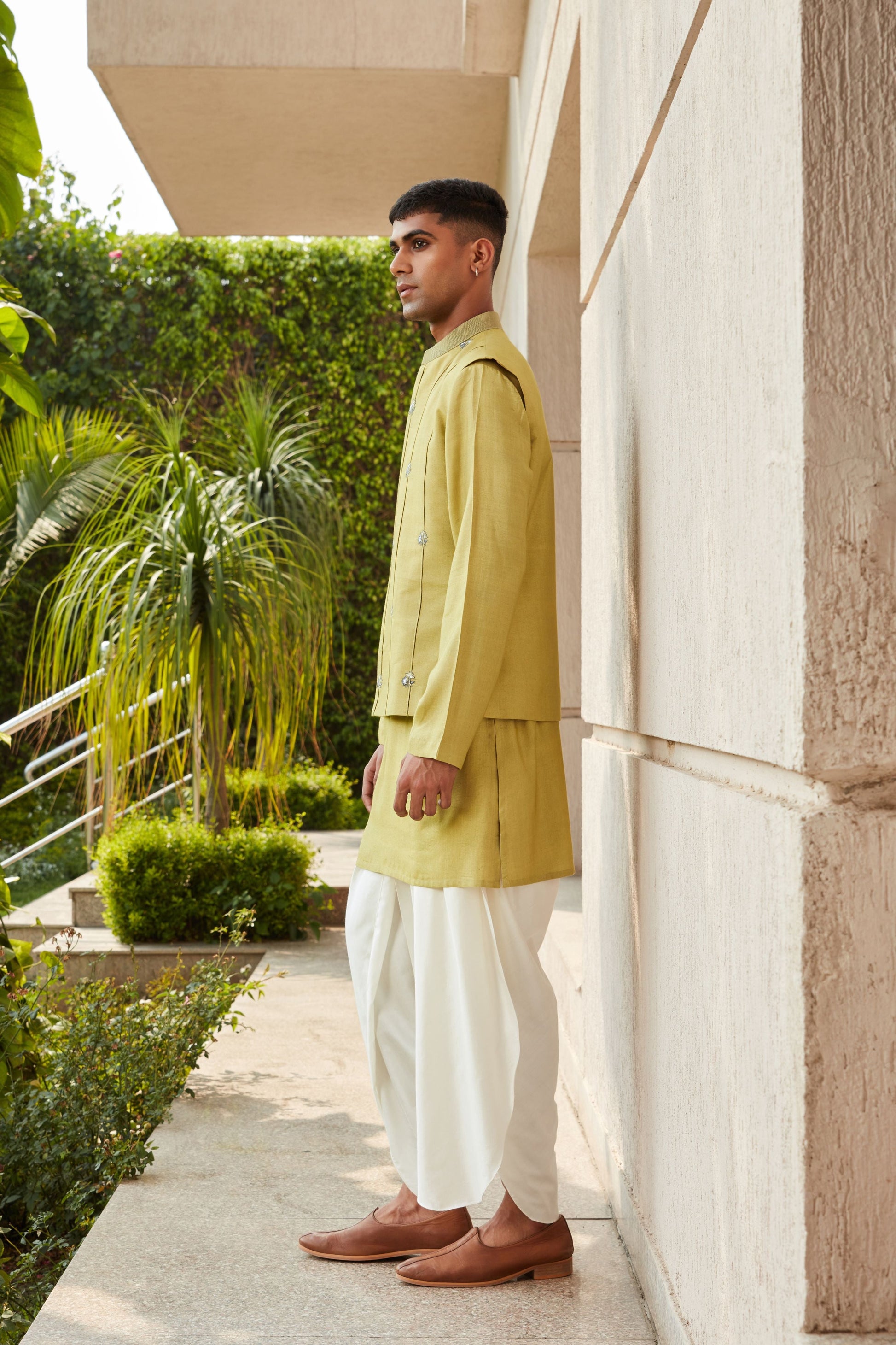 Emir Nehru Jacket with Kurta and Pants Set-3