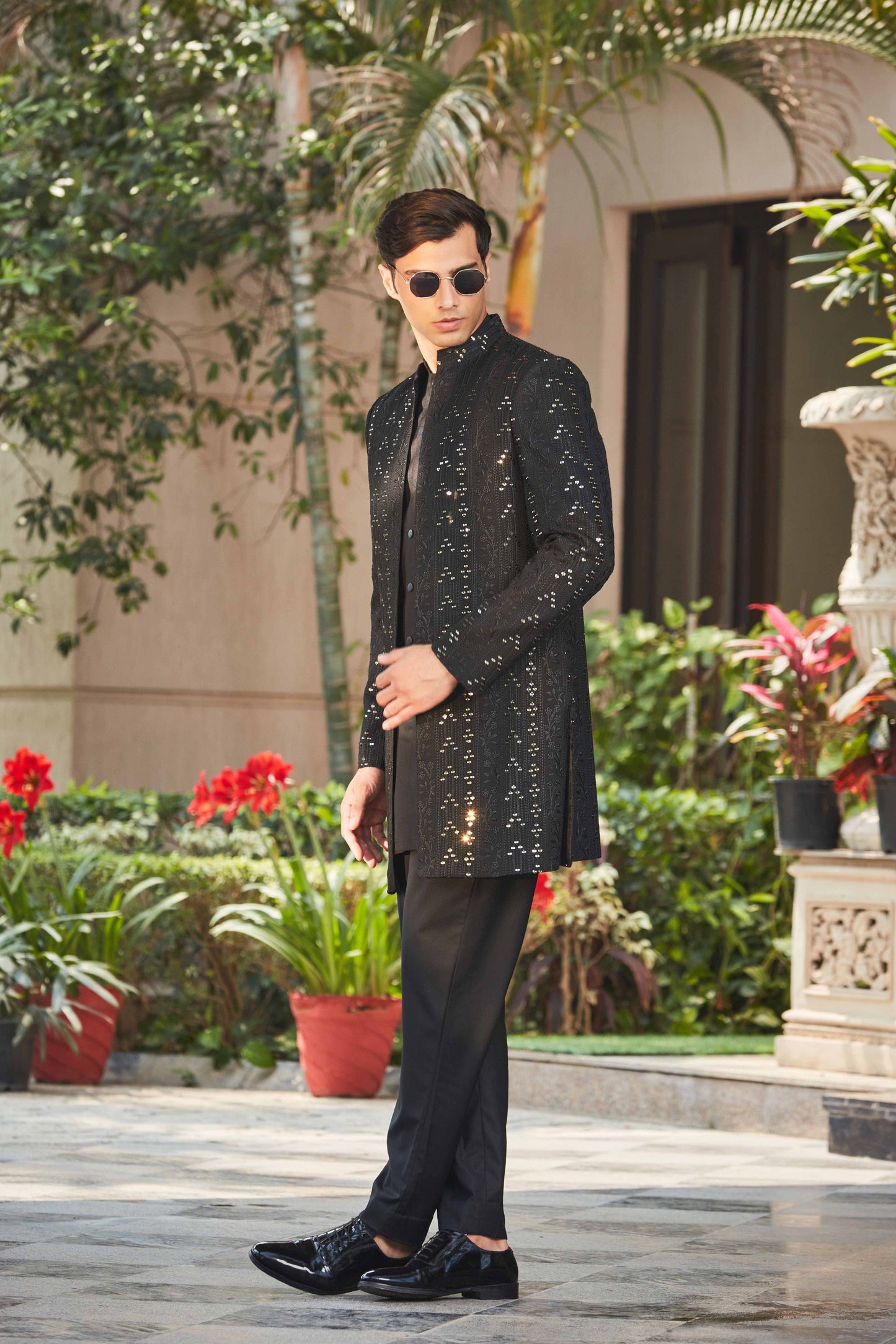 Niruha Open Jacket With kurta Set-2