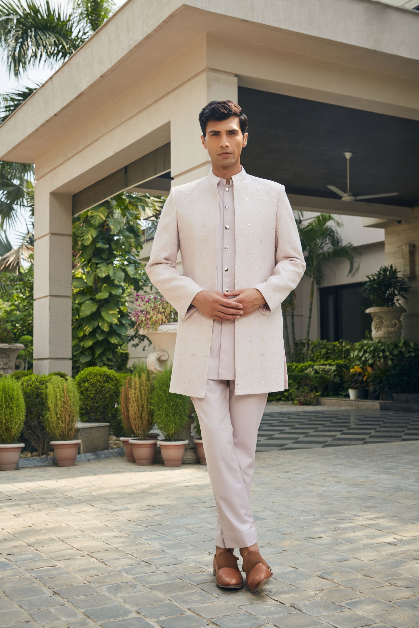 Nirbhay Open Jacket with Kurta Set-2