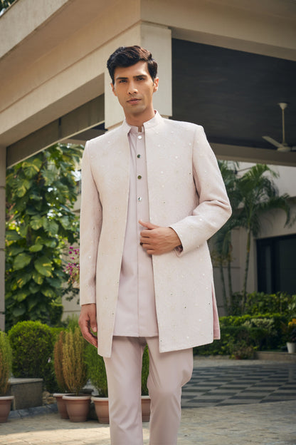 Nirbhay Open Jacket with Kurta Set-4