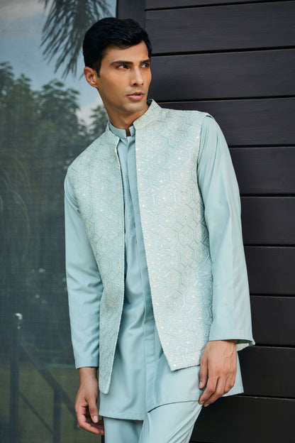 Bel Open Nehru Jacket Set-1