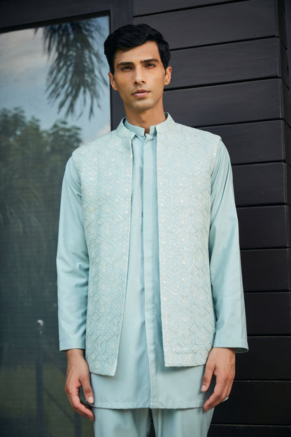 Bel Open Nehru Jacket Set-2