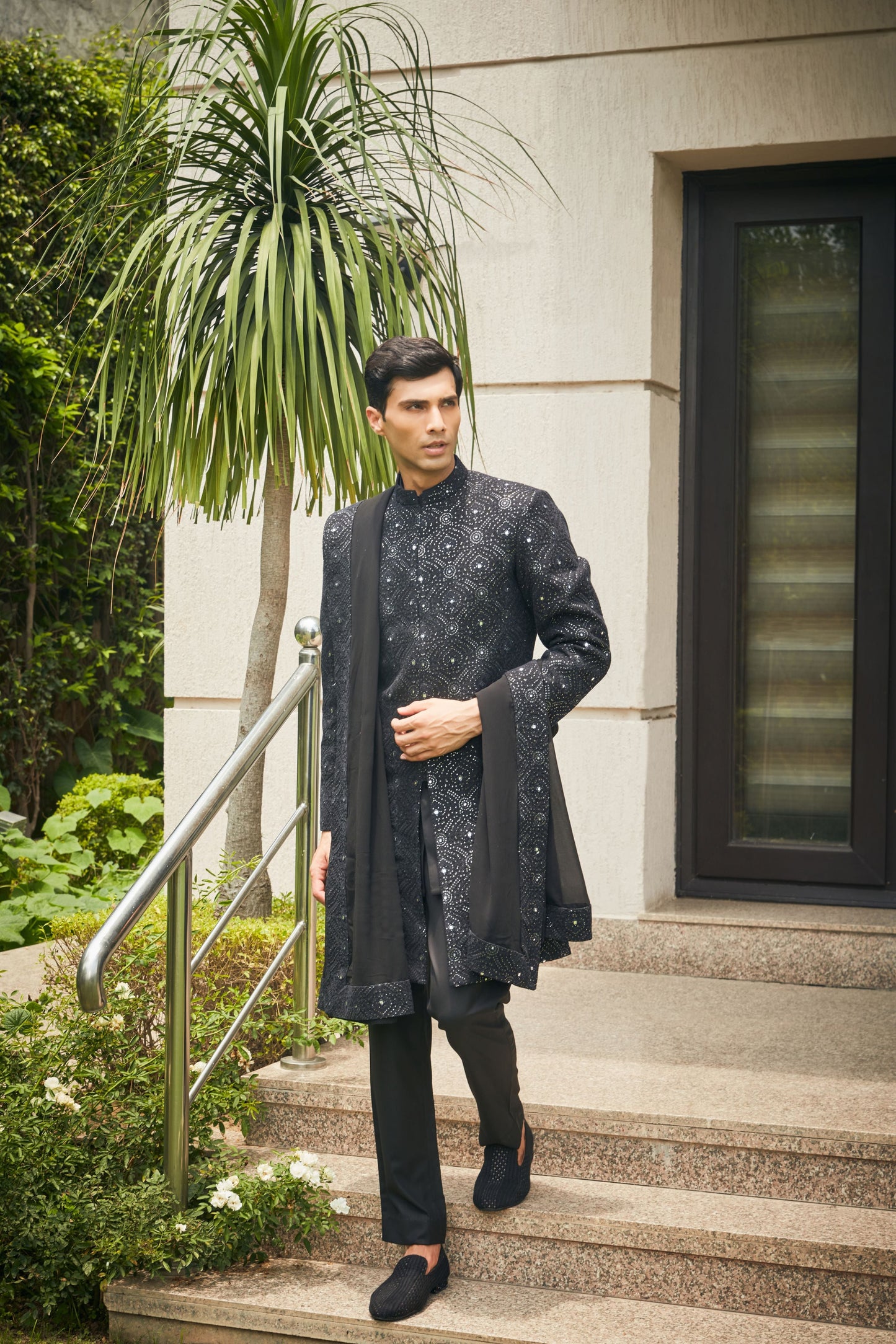 Varnit Sherwani Set-0