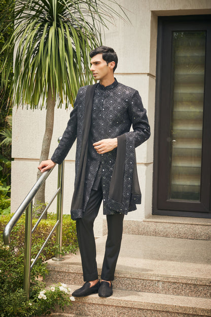 Varnit Sherwani Set-4