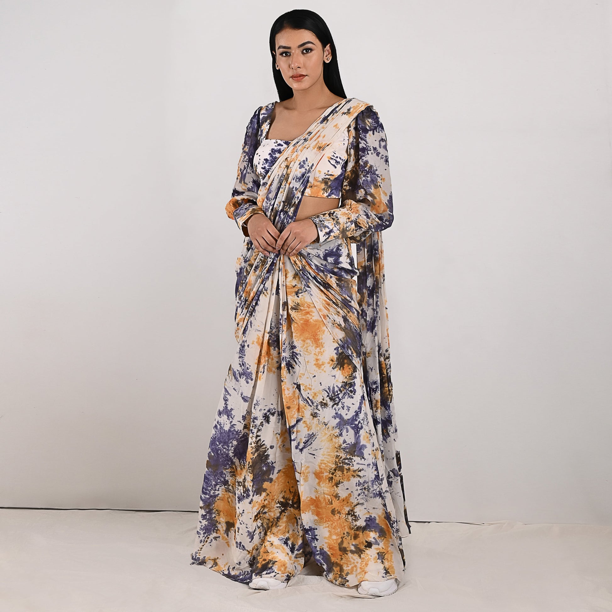 Irina - Tie & Dye Concept Saree-0